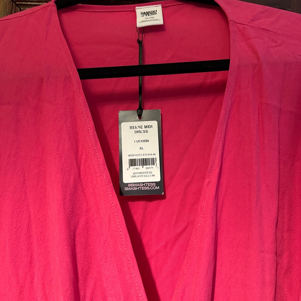 Smash & Tess Pink Reese Midi Dress